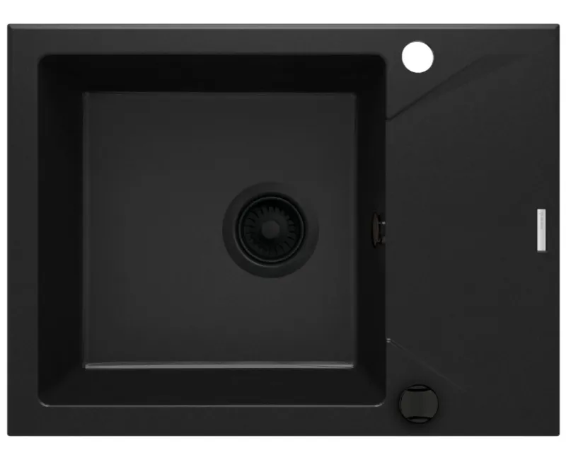 Virtuves izlietne Deante EVORA 590x440x193mm Nero melna