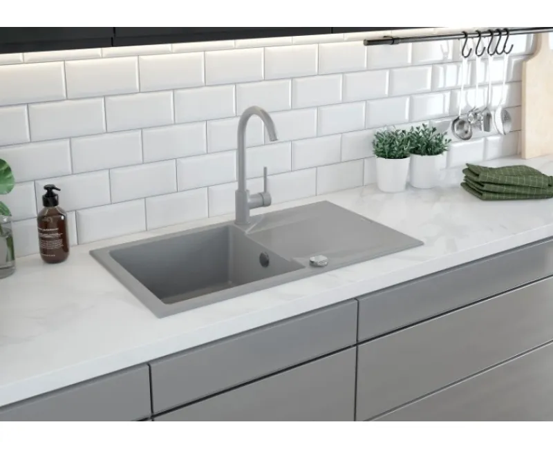 Virtuves izlietne Deante EVORA 780x440x193mm Metāliski pelēks