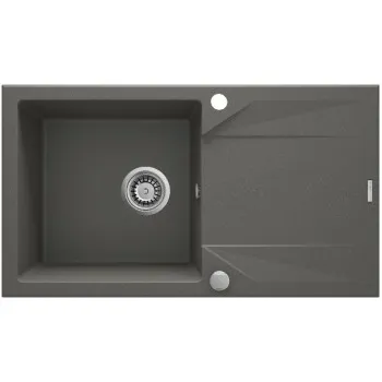 Virtuves izlietne Deante EVORA granīta 780x440x193mm Metālisks Antracīts