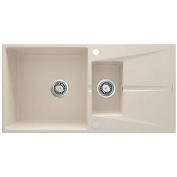 Virtuves izlietne Deante CORIO granīta 970x500x215mm Bēša
