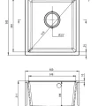 Virtuves izlietne Deante CORIO 400x500x211mm Smilšu krāsa