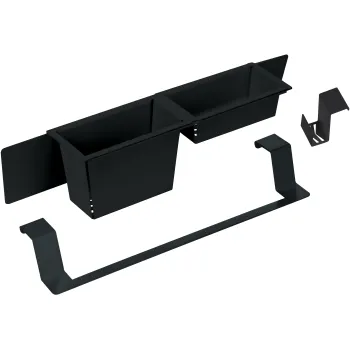 Virtuves izlietnes piederumu komplekts Deante, Melns ZZMKN11O