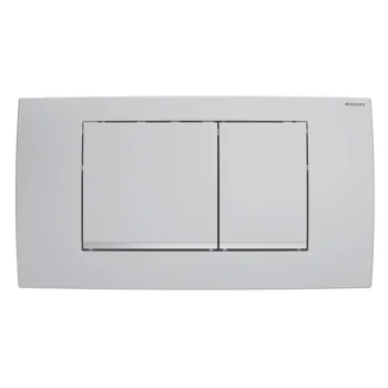 Poga iebūvējamam rāmim Geberit Twinline30, 340x185 mm, spīdīgs hroms/matēts hroms