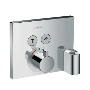 Dušas maisītājs Hansgrohe ShowerSelect virsapmetuma daļa, ar 2 izejām un Fixfit turētāju, hroms