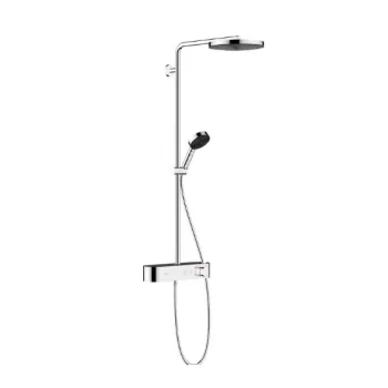 Dušas sistēma Hansgrohe Relaxation ar termostatu ShowerTablet Select 400, Hromēts