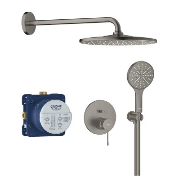 Dušas sistēma Grohe  Essence RS Mono 310, iebūvējamā, brushed hard graphite Dušas sistēma Grohe  Essence RS Mono 310, iebūvējamā, brushed hard graphite