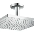 Dušas galva Hansgrohe Raindance E 300 1jet, ar turētāju no griestiem, hroms