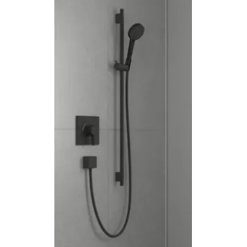 Dušas klausule Hansgrohe Vernis Blend Vario 100 II EcoSmart, matēta melna