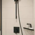 Dušas izvads Hansgrohe Fixfit Square, matēts melns