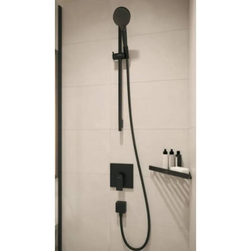 Dušas izvads Hansgrohe Fixfit Square, matēts melns