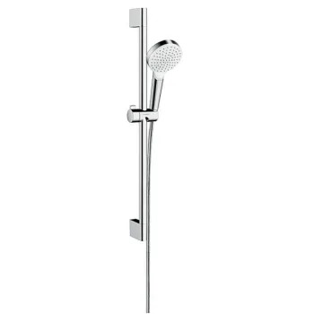 Dušas komplekts Hansgrohe Crometta 1jet, 650 mm, balts/hroms