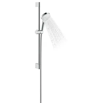 Dušas komplekts Hansgrohe Crometta 1jet, 650 mm, balts/hroms