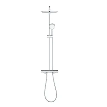 Dušas sistēma Grohe ar termostatu Tempesta 250, ar rokas dušu Tempesta 110, Hromēts Dušas sistēma Grohe ar termostatu Tempesta 250, ar rokas dušu Tempesta 110, Hromēts