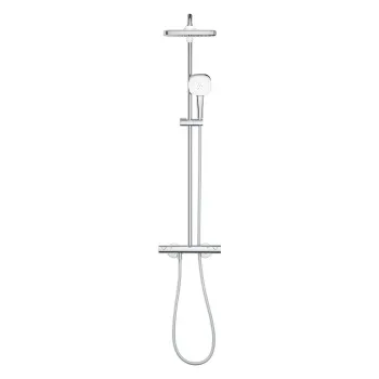 Dušas sistēma Grohe Tempesta 250 Cube, ar termostatu un rokas dušu Tempesta 110, Hromēts Dušas sistēma Grohe Tempesta 250 Cube, ar termostatu un rokas dušu Tempesta 110, Hromēts