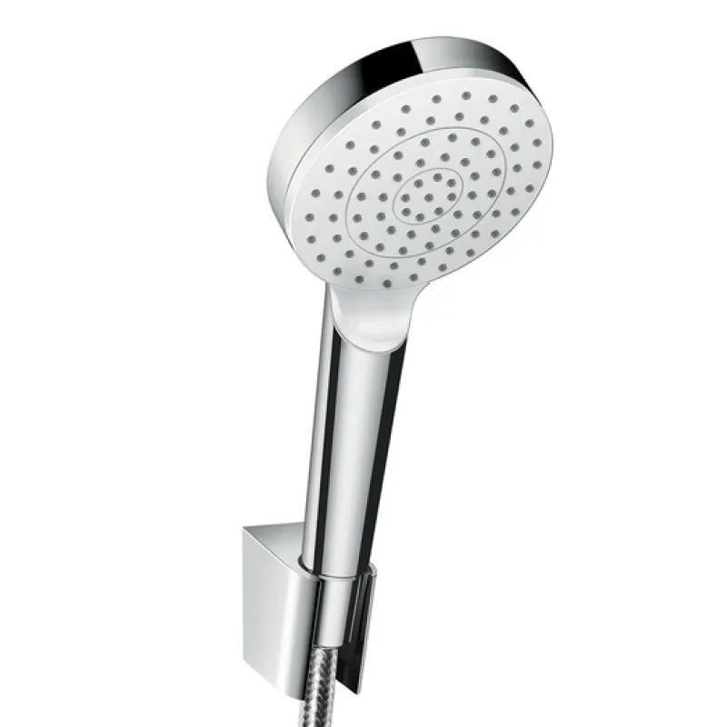 Dušas komplekts Hansgrohe Crometta 1jet Porter, 1250 mm, balts/hroms