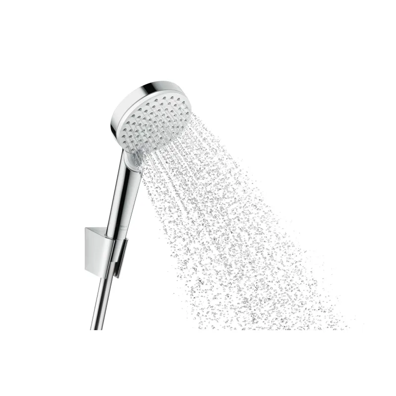 Dušas komplekts Hansgrohe Crometta 1jet Porter, 1250 mm, balts/hroms