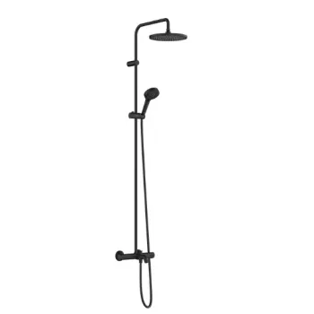 Dušas sistēma Hansgrohe Vernis Blend 240 1jet, matēts melns