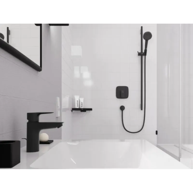Dušas izvads Hansgrohe Fixfit E, matēts melns