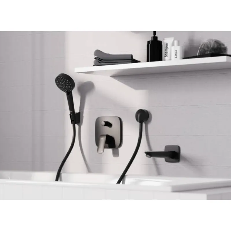 Dušas izvads Hansgrohe Fixfit E, matēts melns