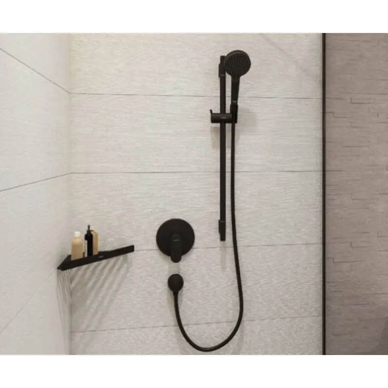 Dušas izvads Hansgrohe Fixfit E, matēts melns