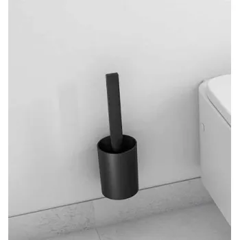 Tualetes birste Hansgrohe WallStoris, matēta melna