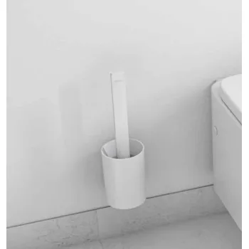Tualetes birste Hansgrohe WallStoris, matēta balta