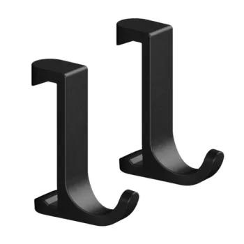 Vannas istabas āķis Hansgrohe WallStoris, šaurais, matēts melns