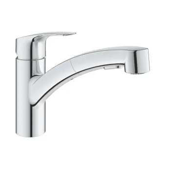 Virtuves izlietnes maisītājs Grohe Eurosmart ar izvelkamu galvu, hromēts 30305001