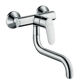 Virtuves Izlietnes maisītājs Hansgrohe Focus M41 1jet, no sienas, hroms