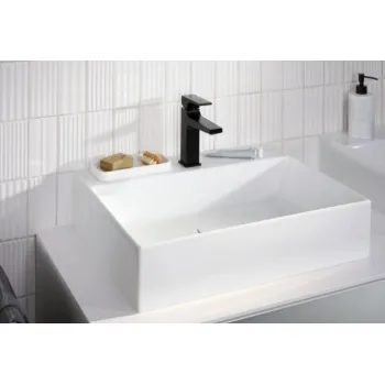 Vannas istabas izlietnes maisītājs Hansgrohe Metropol 110, ar push-open, matēts melns