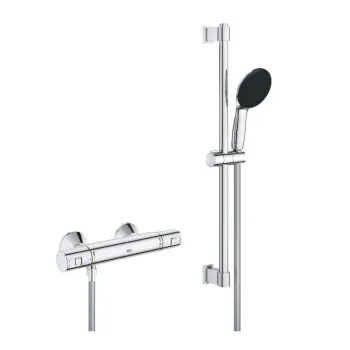 Dušas maisītājs Grohe ar termostatu un rokas dušas komplektu Precision Start, hroms Dušas maisītājs Grohe ar termostatu un rokas dušas komplektu Precision Start, hroms