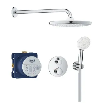 Dušas sistēma Grohe Grohtherm/Tempesta 250, ar termostatu Hromēts Dušas sistēma Grohe Grohtherm/Tempesta 250, ar termostatu Hromēts