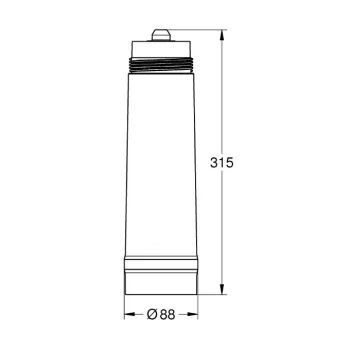 Ūdens filtra elements Grohe rohe Blue, 1500 l