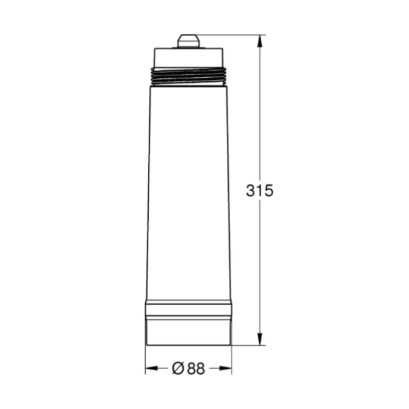 Ūdens filtra elements Grohe rohe Blue, 1500 l