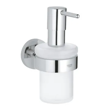 Ziepju dozators Grohe ar turētāju Essentials New, hroms