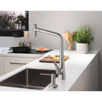 Šķidro zieplu dozators Hansgrohe stainless steel optic 40468800