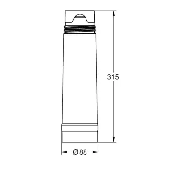 Ūdens filtra elements Grohe ar magniju un cinku Grohe Blue