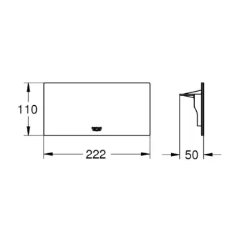 Vannas istabas plaukts Grohe Plus