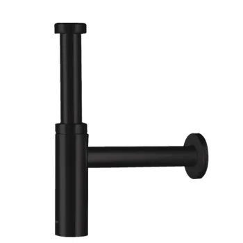 Sifons izlietnei Hansgrohe Flowstar S, 1¼ x 32 mm, misiņš, matēts melns