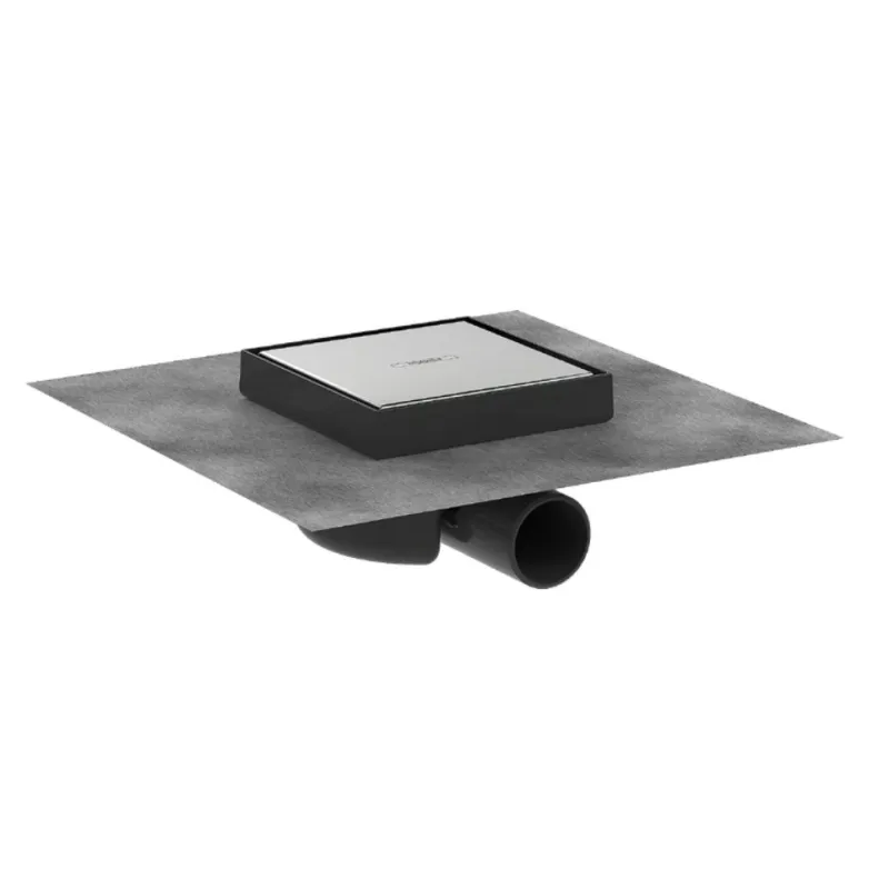 Dušas traps Hansgrohe RainDrain Spot, 150x150 mm, horizontāls, resti no otras puses var flīzēt