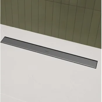 Dušas kanāls Hansgrohe RainDrain Go, 800 mm, flīzējams, brushed stainless steel