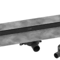 Dušas kanāls Hansgrohe RainDrain Go, 900 mm, flīzējams, matēts melns