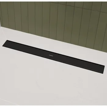 Dušas kanāls Hansgrohe RainDrain Go, 900 mm, flīzējams, matēts melns