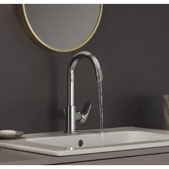 Vannas istabas izlietnes maisītājs Hansgrohe Vernis Blend 200, ar pop-up, paaugstināts, hroms