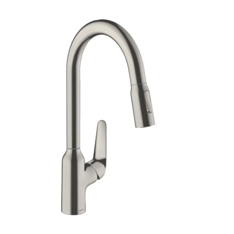 Virtuves Izlietnes maisītājs Hansgrohe M429-H220,  ar izvelkamu galvu, stainless steel optic