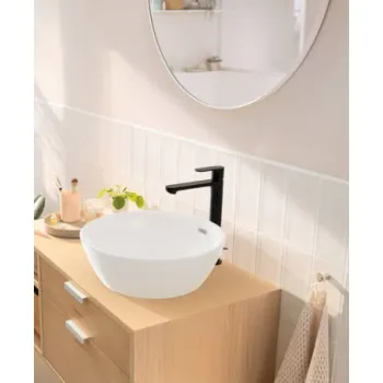 Vannas istabas izlietnes maisītājs Hansgrohe Rebris S 240 CoolStart, ar pop-up, matēts melns