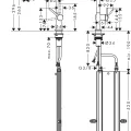 Virtuves Izlietnes maisītājs Hansgrohe Talis M54 270 1jet,  ar izvelkamu galvu, matēts melns + sBox