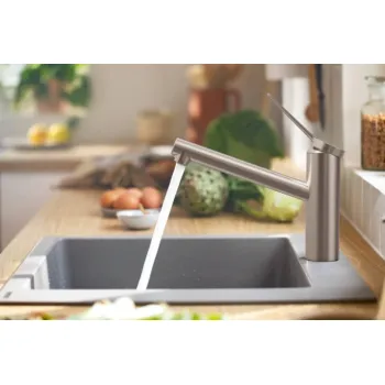 Virtuves Izlietnes maisītājs Hansgrohe Zesis M33-150 1jet, stainless steel finish