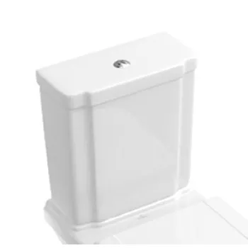 Skalojamā kaste podam Villeroy & Boch Hommage, pievads no aizmugures vai sāniem, hromēta poga, balta CP