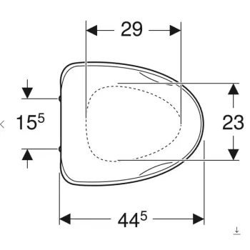 Poda vāks Ifo Cera, balts